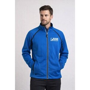 Stormtech Blue Full Zip Performance Fleece Jacket Men's M Athletic Ice Skating